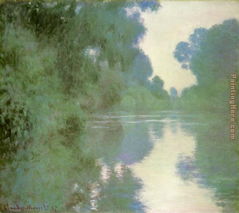 Branch of the Seine near Giverny painting - Claude Monet Branch of the Seine near Giverny art painting